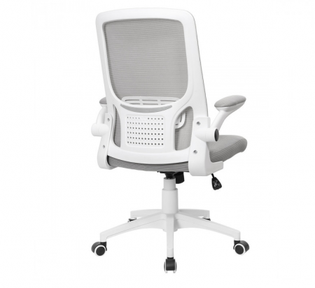 Компьютерное кресло поворотное INI- ARIA серый/белый 