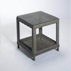 Столик кофейный из техноротанга квадратный INT- Merano