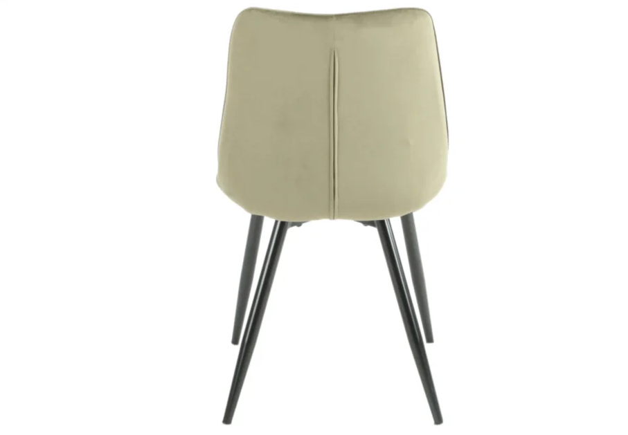 Стул INI- CHARLIE черный каркас/оливковый