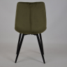 Стул INI- CHARLIE черный каркас/оливковый
