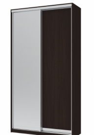 Шкаф - купе DRS- Сити Лайт (120х60х225 см) ДСП + Зеркало 