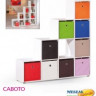 Стеллаж SKL Caboto + 9 коробок Winny
