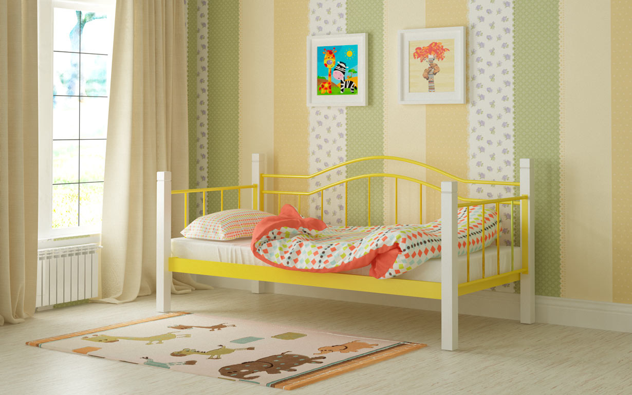 Кровать детская металлическая PKR- Алонзо