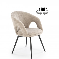 Стул обеденный Halmar K-550 (бежевый, пепельный)