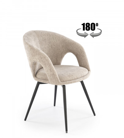 Стул обеденный Halmar K-550 (бежевый, пепельный)