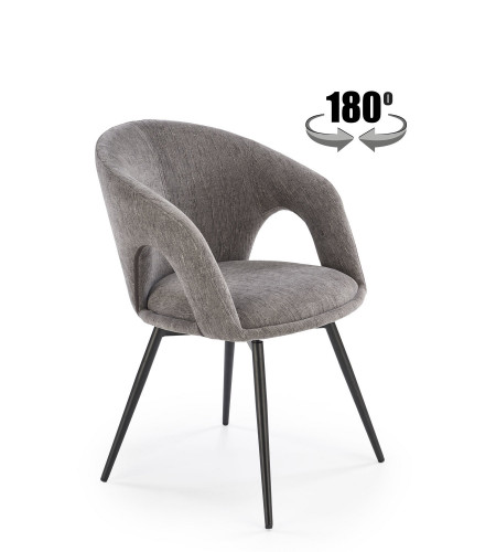 Стул обеденный Halmar K-550 (бежевый, пепельный)