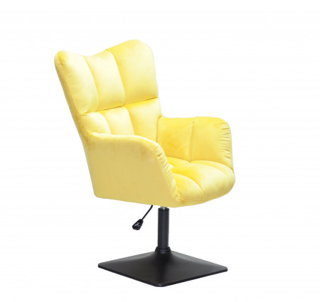 Офисное кресло OND- Oliver (Оливер) Б-Т желтый B-1027 4-BK-BASE