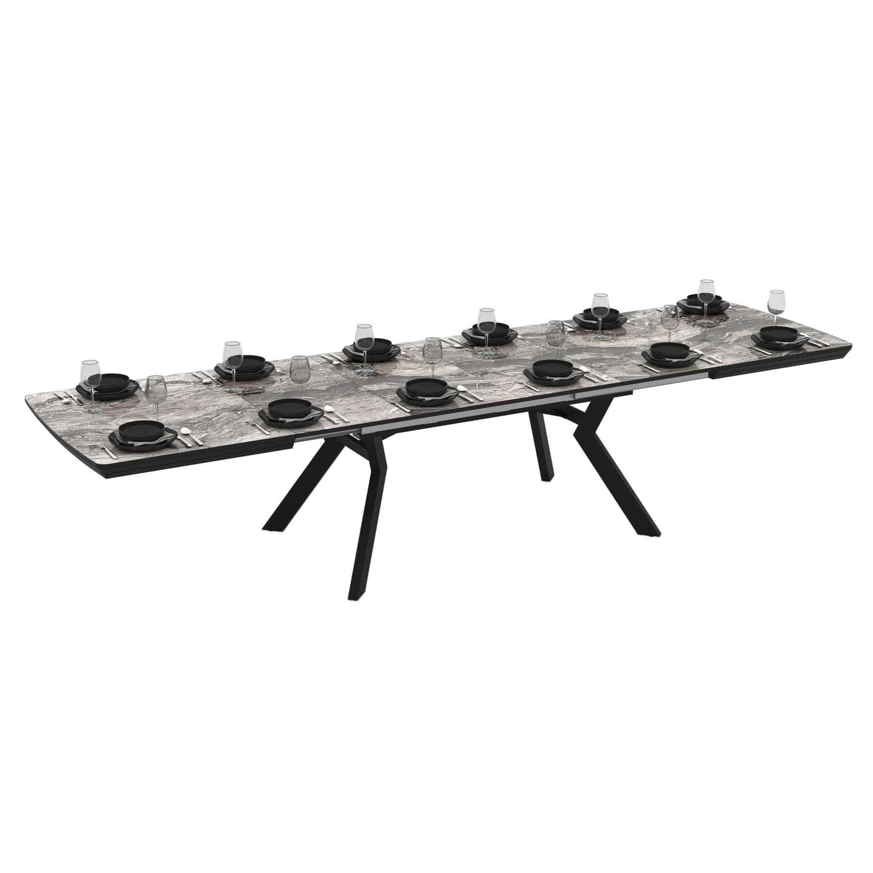 Стол раздвижной Avn- ROBAT 160-360x100 Cosmos Glossy