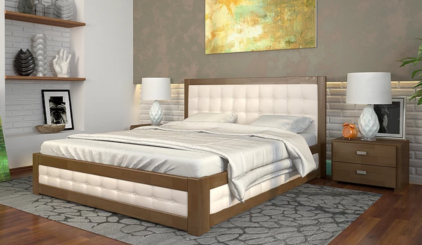 Кровать деревянная RBV- Рената М (с подъемным механизмом)