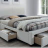 Кровать с мягким изголовьем PL- Halmar Modena-2