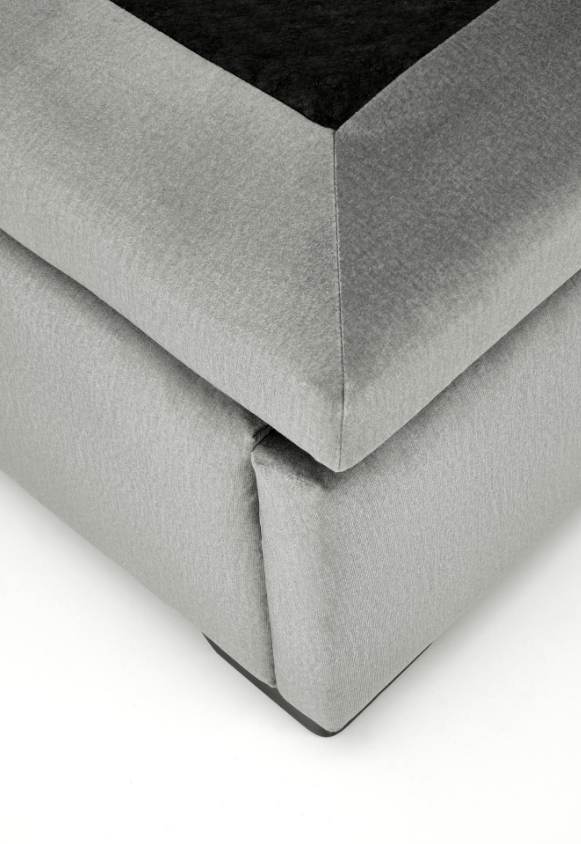 Кровать двуспальная HALMAR CONTINENTAL_1-160 (пепельный) 160х200  