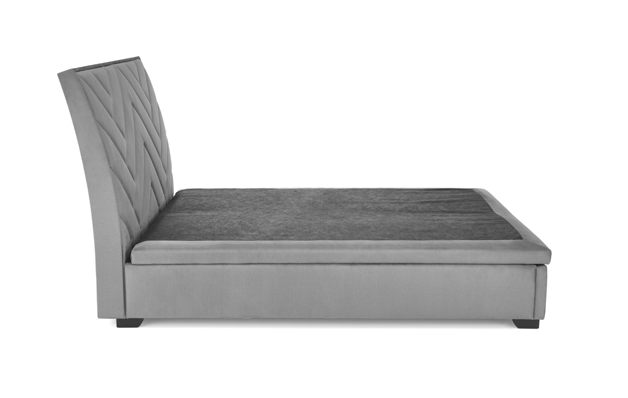 Кровать двуспальная HALMAR CONTINENTAL_1-160 (пепельный) 160х200  