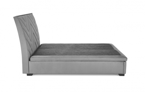 Кровать двуспальная HALMAR CONTINENTAL_1-160 (пепельный) 160х200  