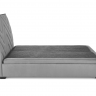Кровать двуспальная HALMAR CONTINENTAL_1-160 (пепельный) 160х200  