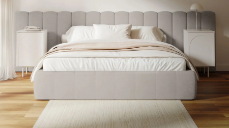 Кровать с подьемным механизмом CRV- Walluxe taupe 180*200  