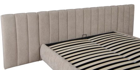 Кровать с подьемным механизмом CRV- Walluxe taupe 180*200  