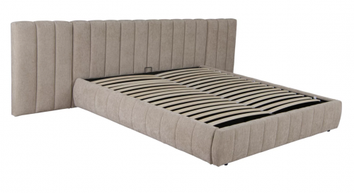 Кровать с подьемным механизмом CRV- Walluxe taupe 180*200  