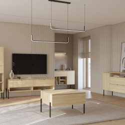 Комплект в гостиную Helvetia ORE (дуб Линдберга)