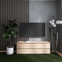 Тумба под телевизор EVR- Лайт ЛТВ-1400 дуб Сонома