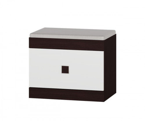 Прихожая(модульная) EVR- Соната-7 венге темный + белый