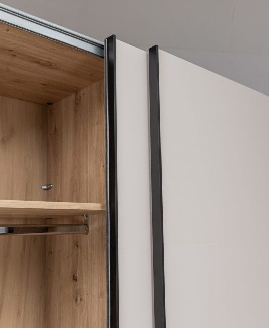 Шкаф - купе MRK- TEDDY 3,15х2,2 м Дуб Артизан/ Кашемир