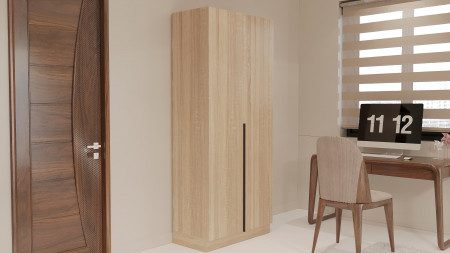 Шкаф на 2 двери и гладильное отделение ViA- Сити С-6