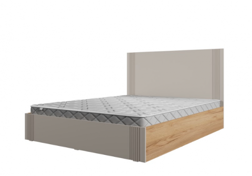 Кровать двуспальная ViA- APC АЛ-1 (дуб тахо/кашемир)