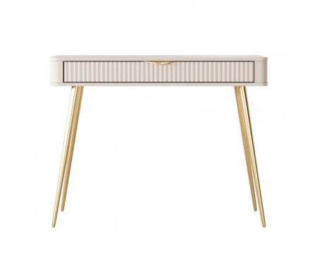 Туалетный столик Perfect Home- Ланте/Lante беж /золото 