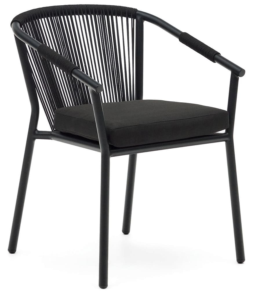 Стул садовый Kave Home XELIDA J0600034RR15 (черный)