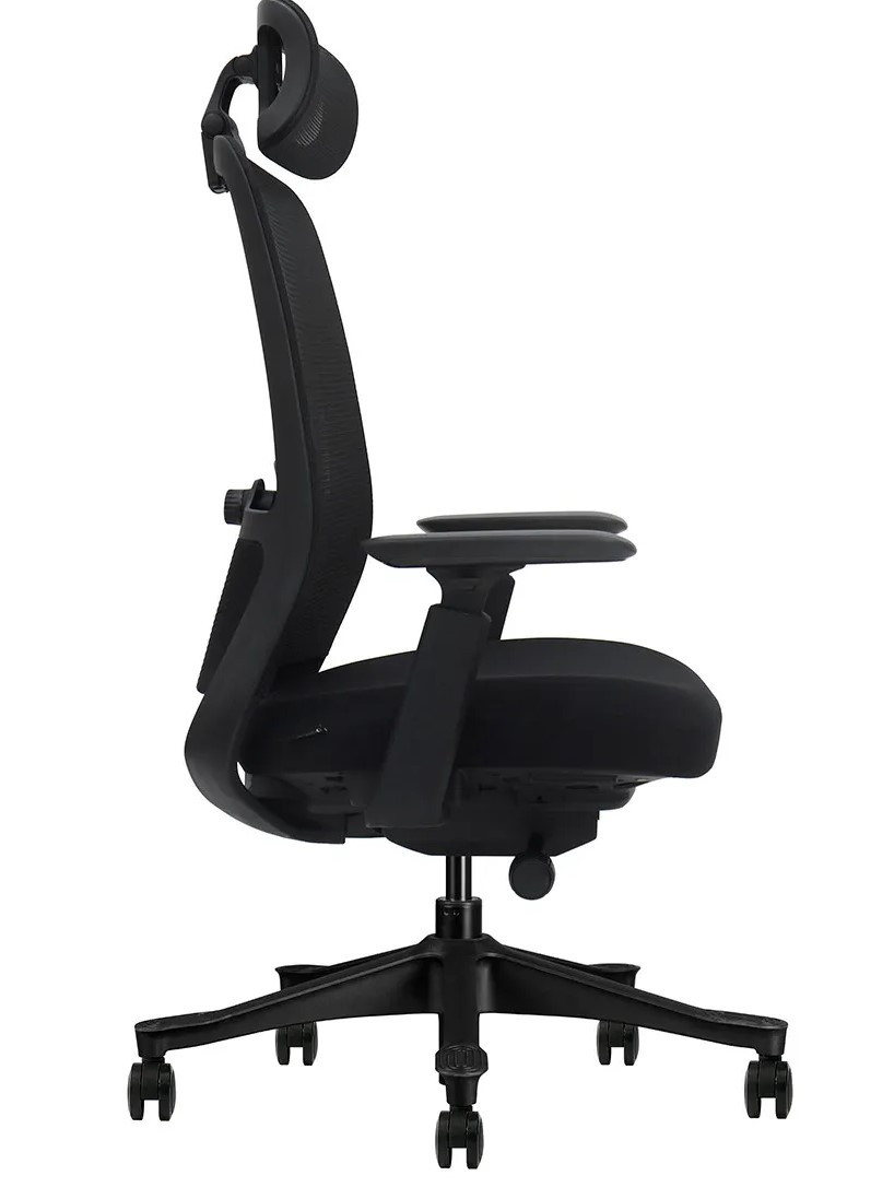 Крісло для оператора LUX- V3-BH BLACK ергономічне