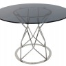 Дизайнерский стол CON- CRYSTAL 110 см (серый)
