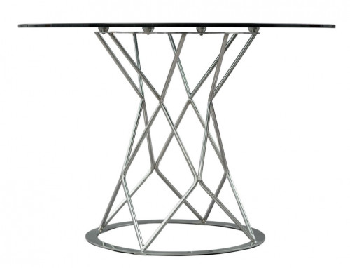 Дизайнерский стол CON- CRYSTAL 110 см (серый)