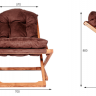 Кресло шезлонг Ws- SOFT Chalet swing синтепон