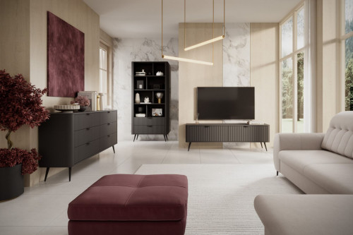 Комод Perfect Home Ланте / Lante  6S/163 с 6 ящиками черный