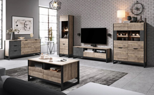 Гостиная Perfect Home Арден / Arden A Дуб санд гранж/матера