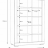 Шкаф PL- Forte SNOW SNWK521