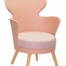 Кресло обеденное OND- ARMIN Розовый