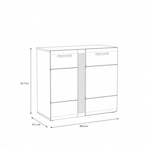 Комод 2D Forte LOCARNO LCRK221