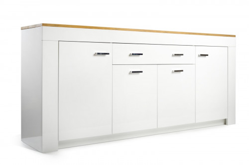 Комод EMB- Лемберг W1900 (White, Oak craft)