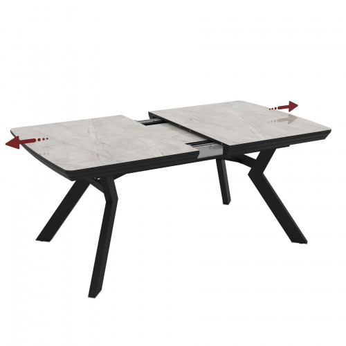 Стол раздвижной Avn- ROBAT 160-360x100 Lagina Glossy