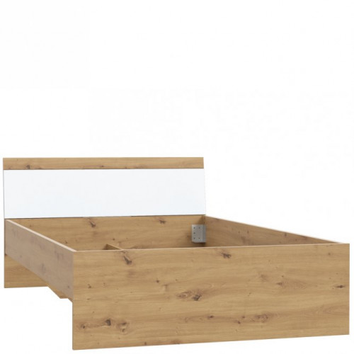 Кровать Forte ARKINA LBLL012 120 дуб артизан-белый