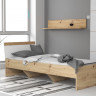 Кровать Forte ARKINA LBLL012 120 дуб артизан-белый
