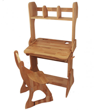  Комплект парта + стул + надстройка MBL- p160-1+c300+h160 (60х50см * 52-70 см)