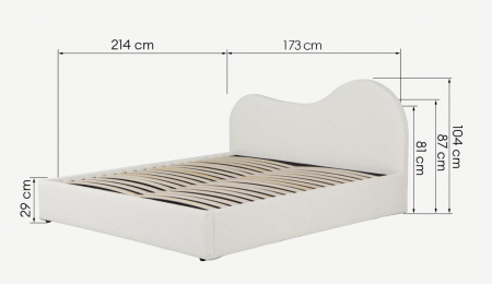 Кровать с подъемным механизмом CRV- Arco 160*200, 180*200 