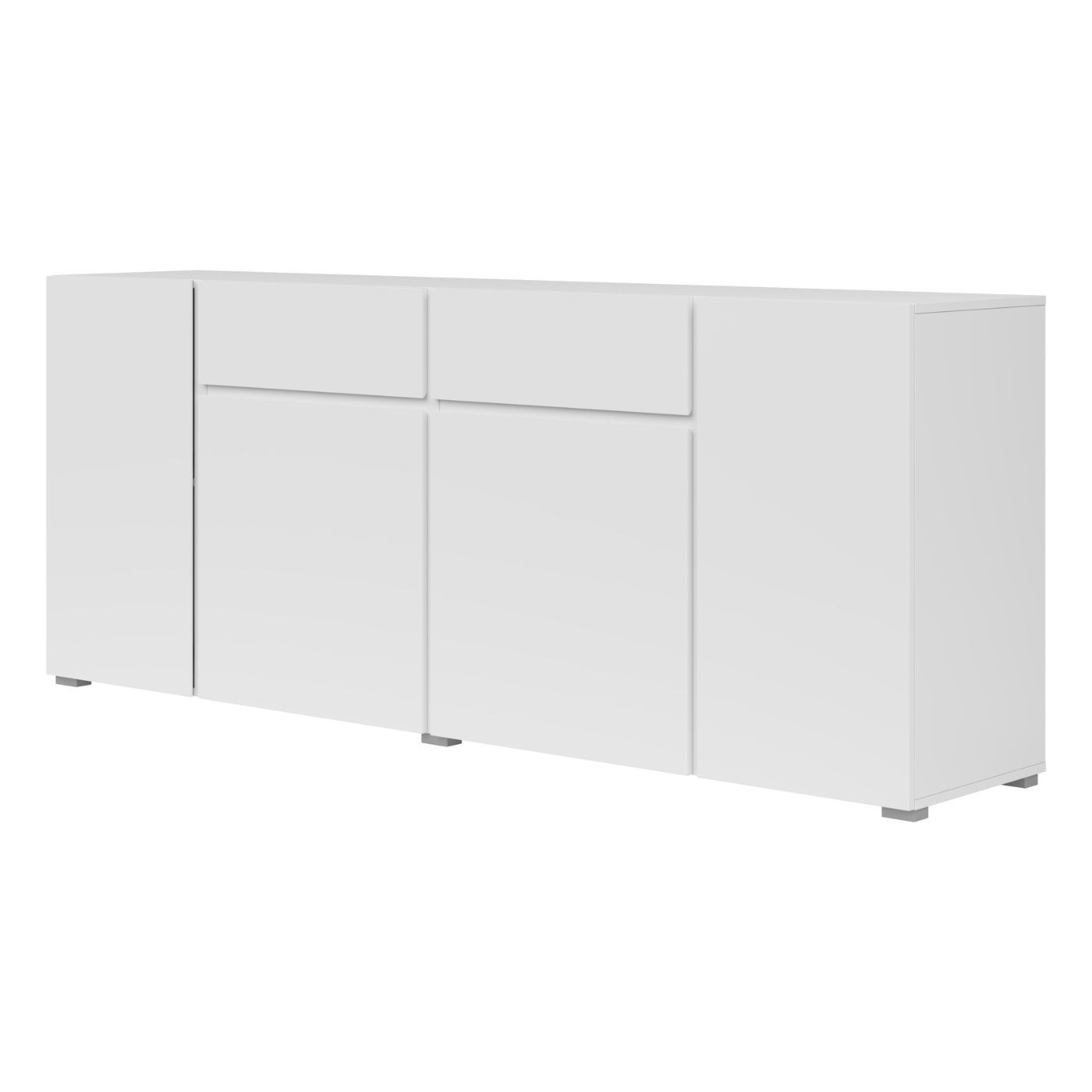 Комод на 4 двери и 2 ящика Helvetia ASYMETRIC 24N0OA47 (белый)