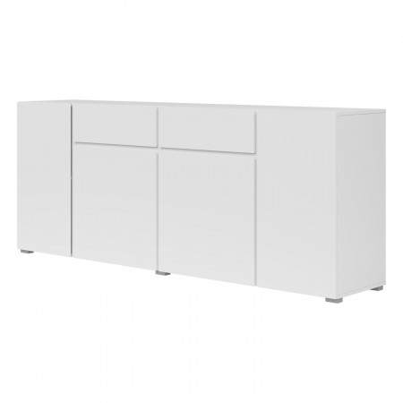 Комод на 4 двери и 2 ящика Helvetia ASYMETRIC 24N0OA47 (белый)
