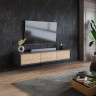 Тумба под телевизор навесная Helvetia FRIDA 24JDMT38 (антрацит/дуб промасленный)