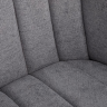 Кресло мягкое модерн NL-  BONN NEW (текстиль, темно-серый)
