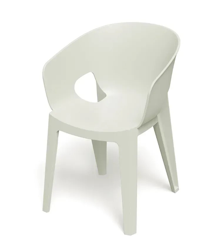 Кресло уличное обеденное VLL- FERNE Premo (кремовый, коричневый, мятный)