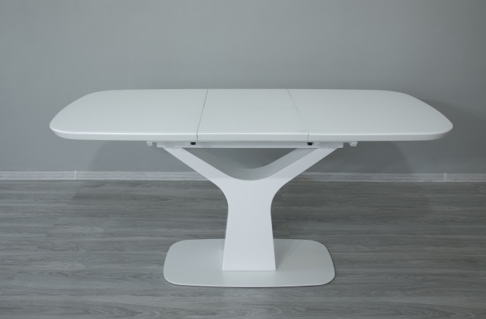 Стол обеденный модерн EVRO- Utah Т7083 белый сатин